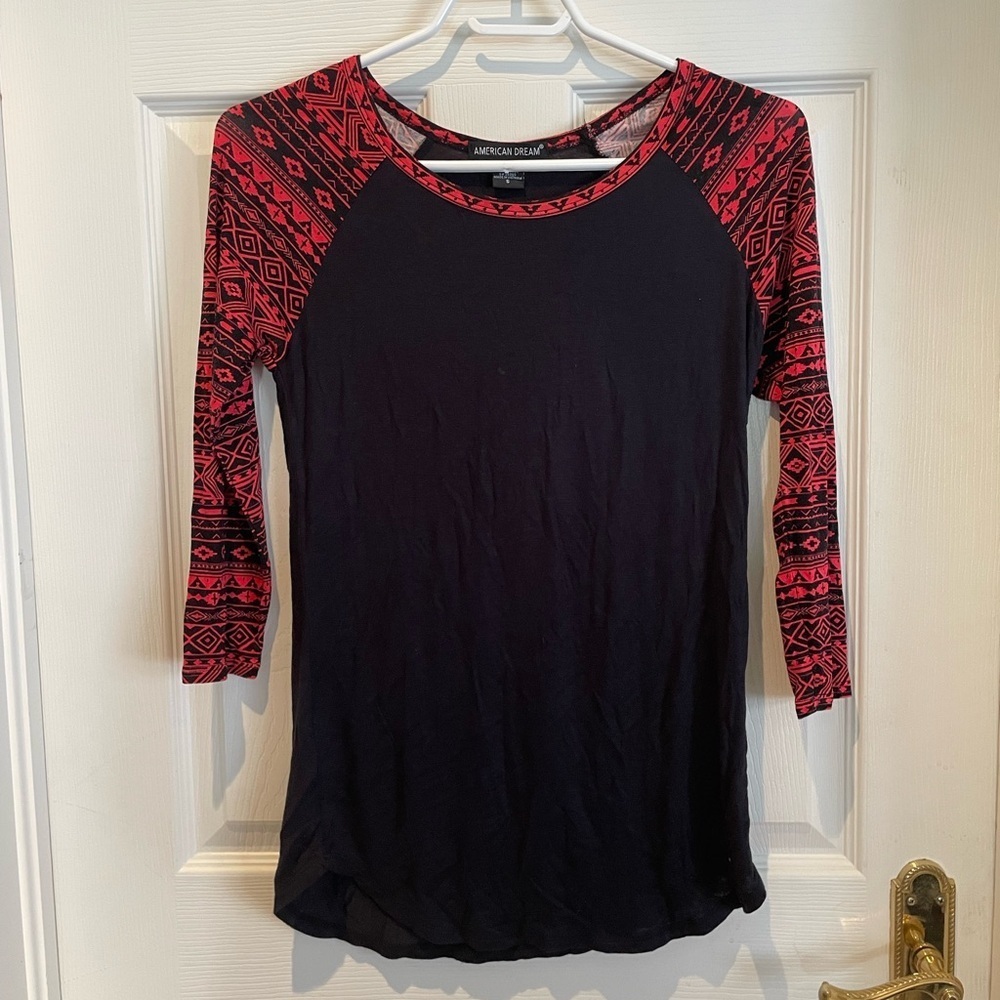3 quarter length sleeve top